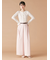 ベルト付きタックパンツ
