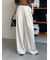 ベルト付きタックパンツ