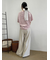 ベルト付きタックパンツ