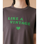 “LIKE A VINTAGE”Tシャツ
