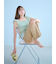 【WEB限定00サイズ】ストレッチフレアデニムパンツ