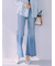 【WEB限定00サイズ】ストレッチフレアデニムパンツ