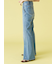 【WEB限定00サイズ】ストレッチフレアデニムパンツ