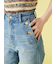 【WEB限定00サイズ】ストレッチフレアデニムパンツ