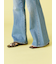 【WEB限定00サイズ】ストレッチフレアデニムパンツ
