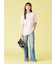 【WEB限定00サイズ】ストレッチフレアデニムパンツ