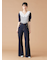 【WEB限定00サイズ】ストレッチフレアデニムパンツ