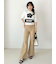 【WEB限定00サイズ】ストレッチフレアデニムパンツ