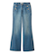 【WEB限定00サイズ】ストレッチフレアデニムパンツ