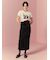 ダブルベルトタイトスカート