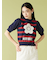【WEB限定カラー】【LILY BROWN×MARY QUANT】ジャガードニットトップス