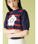 【WEB限定カラー】【LILY BROWN×MARY QUANT】ジャガードニットトップス