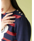 【WEB限定カラー】【LILY BROWN×MARY QUANT】ジャガードニットトップス