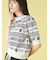 【WEB限定カラー】【LILY BROWN×MARY QUANT】ジャガードニットトップス
