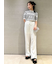 【WEB限定カラー】【LILY BROWN×MARY QUANT】ジャガードニットトップス