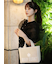 【限定カラー】【LILY BROWN×MARY QUANT】ジュートロゴトート