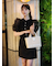 【限定カラー】【LILY BROWN×MARY QUANT】ジュートロゴトート