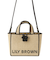 【限定カラー】【LILY BROWN×MARY QUANT】ジュートロゴトート