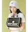 【限定カラー】【LILY BROWN×MARY QUANT】ジュートロゴトート