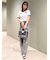 【限定カラー】【LILY BROWN×MARY QUANT】ジュートロゴトート