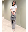 【限定カラー】【LILY BROWN×MARY QUANT】ジュートロゴトート