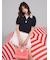 【LILY BROWN×MARY QUANT】シアーポロニットトップス