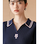 【LILY BROWN×MARY QUANT】シアーポロニットトップス
