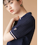 【LILY BROWN×MARY QUANT】シアーポロニットトップス
