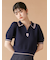 【LILY BROWN×MARY QUANT】シアーポロニットトップス