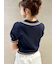 【LILY BROWN×MARY QUANT】シアーポロニットトップス