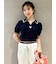 【LILY BROWN×MARY QUANT】シアーポロニットトップス