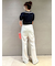【LILY BROWN×MARY QUANT】シアーポロニットトップス