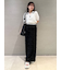 【LILY BROWN×MARY QUANT】シアーポロニットトップス