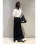 【LILY BROWN×MARY QUANT】シアーポロニットトップス