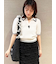 【LILY BROWN×MARY QUANT】シアーポロニットトップス