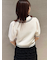 【LILY BROWN×MARY QUANT】シアーポロニットトップス