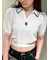 【LILY BROWN×MARY QUANT】シアーポロニットトップス