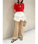 【LILY BROWN×MARY QUANT】シアーポロニットトップス