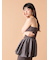 【WEB限定00サイズ】バルーンペプラムボンディングセットアップ