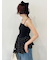 【WEB限定00サイズ】バルーンペプラムボンディングセットアップ