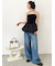 【WEB限定00サイズ】バルーンペプラムボンディングセットアップ