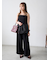【WEB限定00サイズ】バルーンペプラムボンディングセットアップ