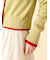 カシミアブレンドレイヤードカーディガン