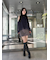 【WEB限定カラー】ドレープボウタイシフォンブラウス
