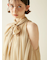 【WEB限定カラー】ドレープボウタイシフォンブラウス