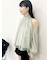 【WEB限定カラー】ドレープボウタイシフォンブラウス