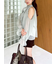 【WEB限定カラー】ドレープボウタイシフォンブラウス