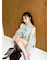 【WEB限定カラー】ドレープボウタイシフォンブラウス
