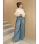 【WEB限定カラー】ドレープボウタイシフォンブラウス
