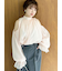 【WEB限定カラー】ドレープボウタイシフォンブラウス